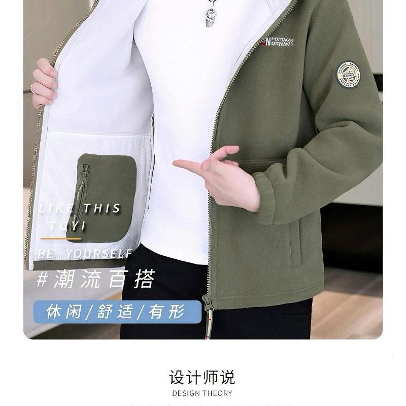 Модная уличная флисовая куртка с защитой от холода, мужская с капюшоном, осенне-зимняя теплая куртка из полар-флиса