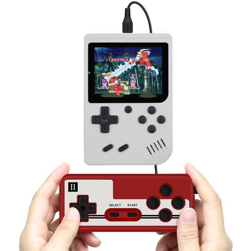 Retro Handheld Game Console with 400 Classical FC Games-3.0 Inches Screen Portable Support for Connecting TV & Two Players