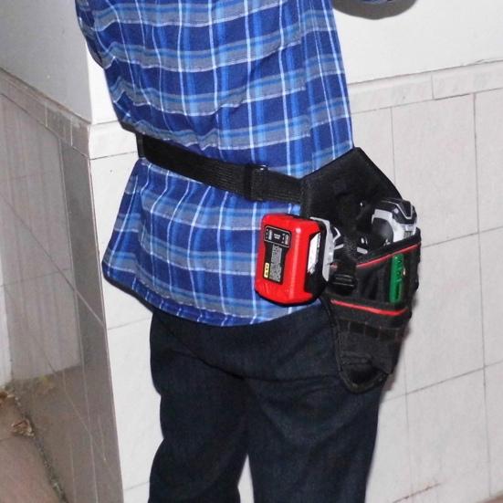 Сумка для инструментов большой вместимости, регулируемая, легкая, кобура для аккумуляторной электронной дрели для улицы