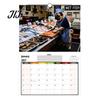 Home Study Room Decoration 2027 Pugs Working Wall Calendar, Funny Dog Hanging Office Organizer 12 Monthly Planner with Unique Illustrations for Decor