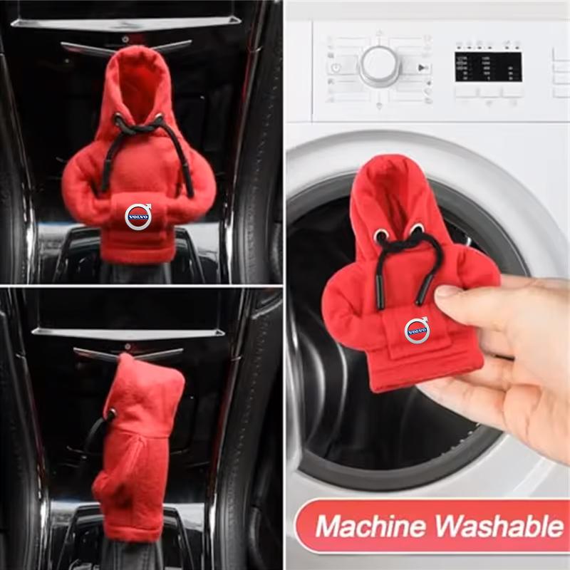 Толстовка с логотипом для переключения передач автомобиля, чехол на ручку КПП, коврик для ручки переключения передач для Volvo XC90 XC60 V50 S60 V70 V60 V40 S90 olestar AWD XC40 S80