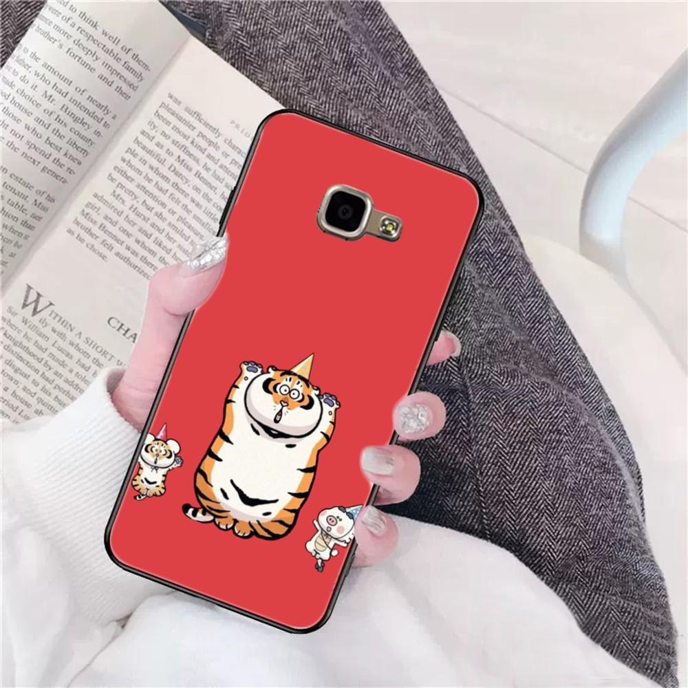 Чехол для телефона с мультяшным толстым тигром для Samsung A 10 11 12 13 20 21 22 30 31 32 40 51 52 53 70 71 72 73 91 13