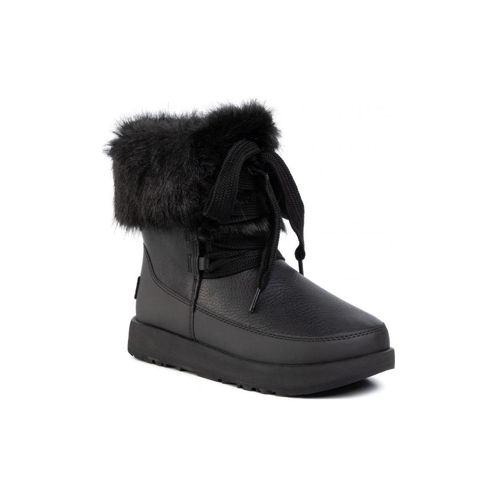 UGG Теплые удобные мягкие универсальные модные короткие зимние ботинки женские черные 1105769-BLK