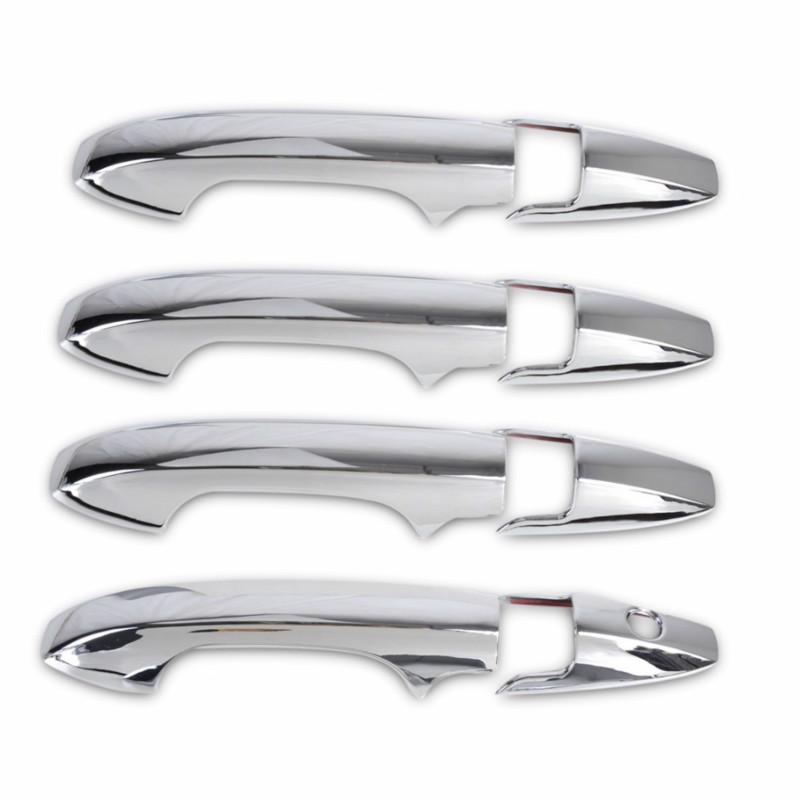 Car Decoration Door Bowl Handle Cover For Honda CRV 2007-2011 Silver Carbon Fiber Cars Accessories Styling Upgrade