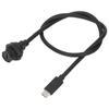 Water Proof Extension Cord Type C Thread Female To USB3.0 Male Straight Connector Cable 0.5m Length