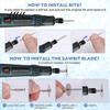 Многофункциональный беспроводной роторный инструмент Мини, 3 скорости, USB-перезаряжаемый, с аксессуарами, электрический, для DIY-поделок, изготовления ювелирных изделий, резьбы по дереву, полировки