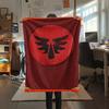 Blood Angels cool Print Flannel Blanket, High quality Comfortable for All Seasons, Home Decor, Warmth and Comfort, Perfect for Christmas Gifts10