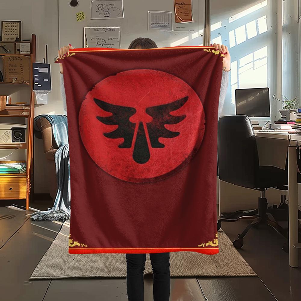 Blood Angels cool Print Flannel Blanket, High quality Comfortable for All Seasons, Home Decor, Warmth and Comfort, Perfect for Christmas Gifts10