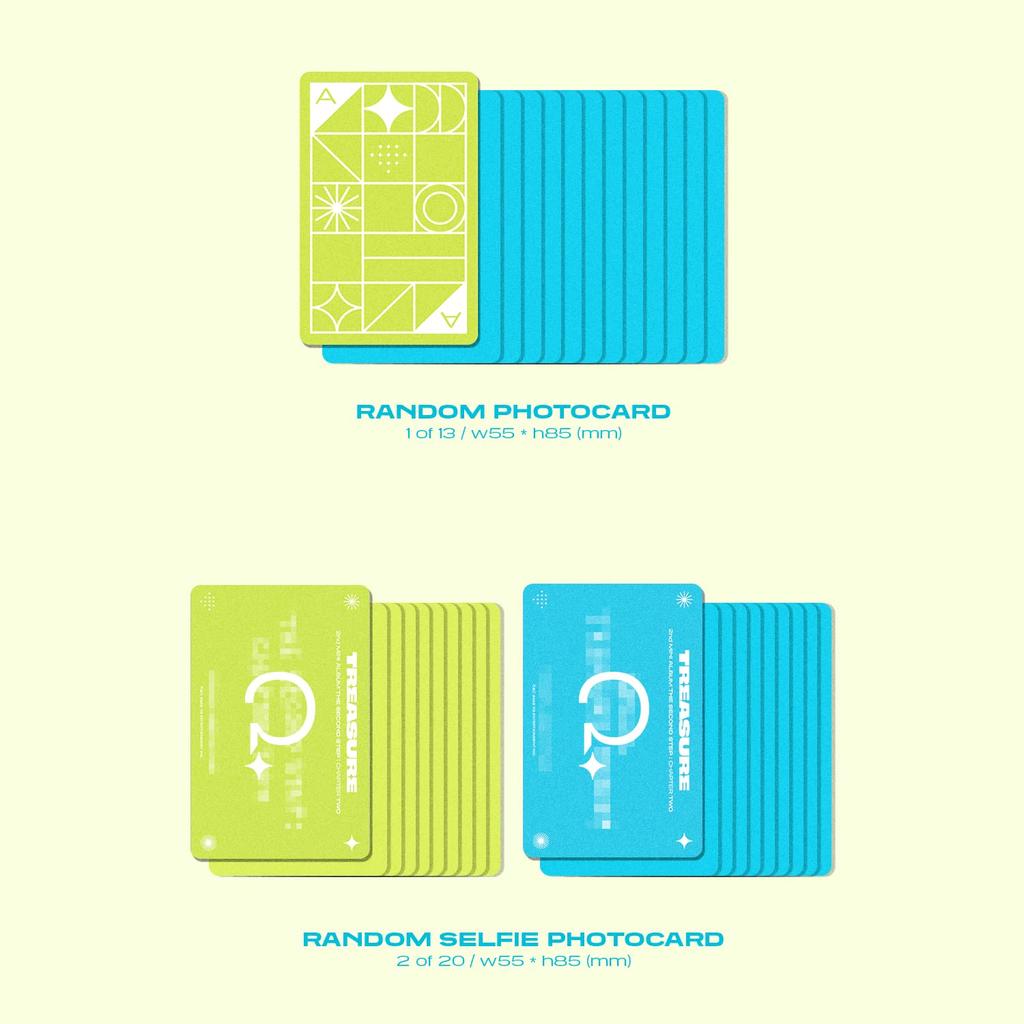 TREASURE Мини-альбом 2 SECOND STEP CHAPTER GREEN CD Фотобук Фотокарточка Селфи-фотокарточка Открытка Стикер Юнит-фотокарточка Юнит-большая открытка Постер 1