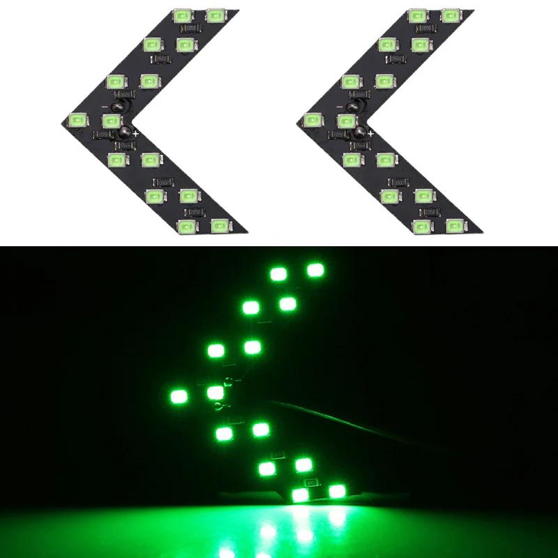 2 шт. Автомобильный зеркальный указатель поворота, светодиодный указатель поворота для заднего вида, левая и правая стрелка, 12 В, автомобильные аксессуары