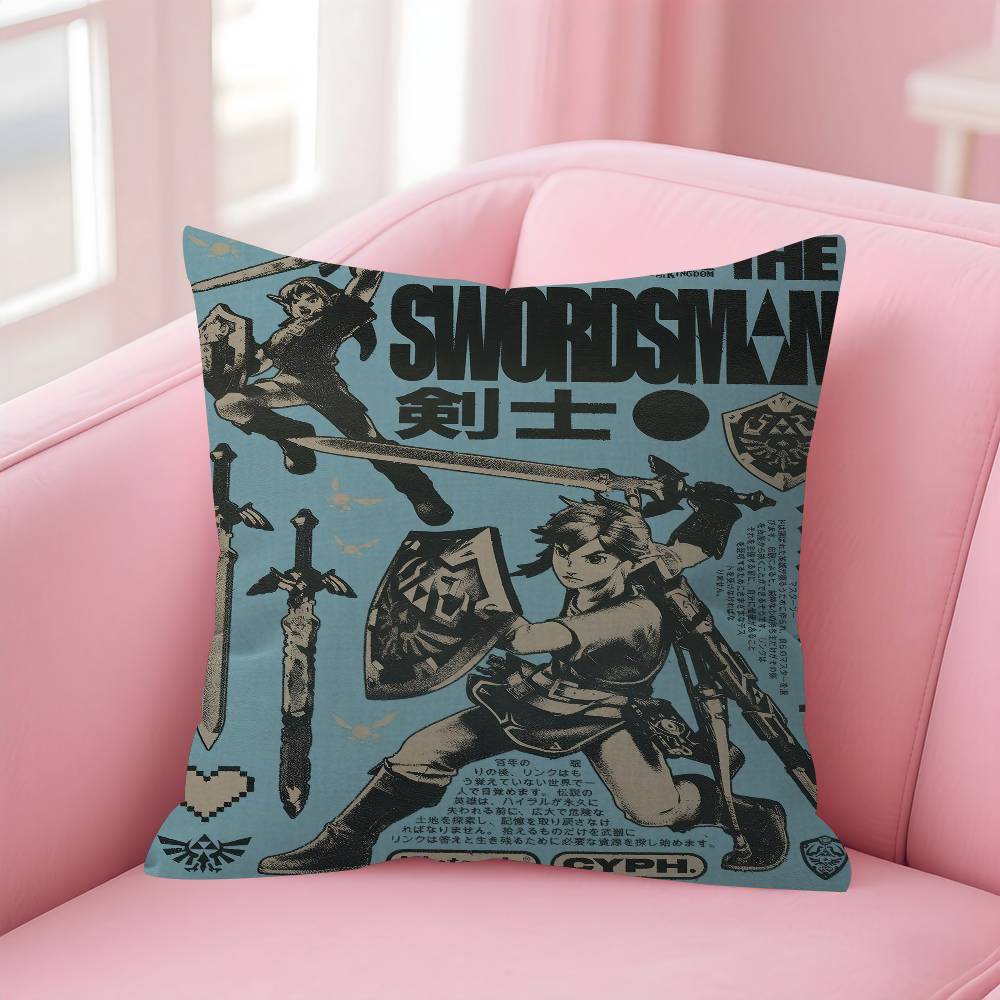Legend Video Game Zeldas Link Pillow Gifts Home Office Furnishings Bedroom Sofa Car Cushion Cover Case 45x45cm