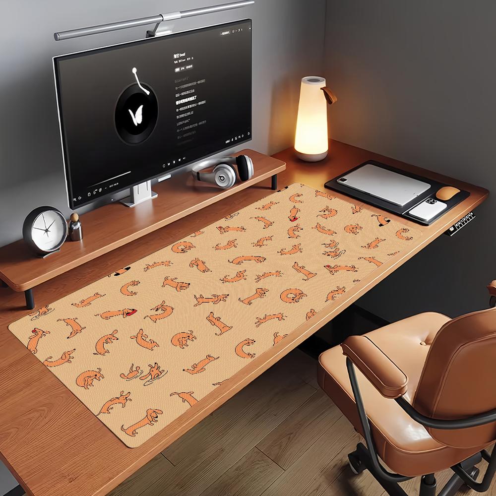 Dachshund Cute Mouse Pad Computer Laptop Rubber Non-slip Mouse Mat Mousepad Gamers Decoracion Desk Mat