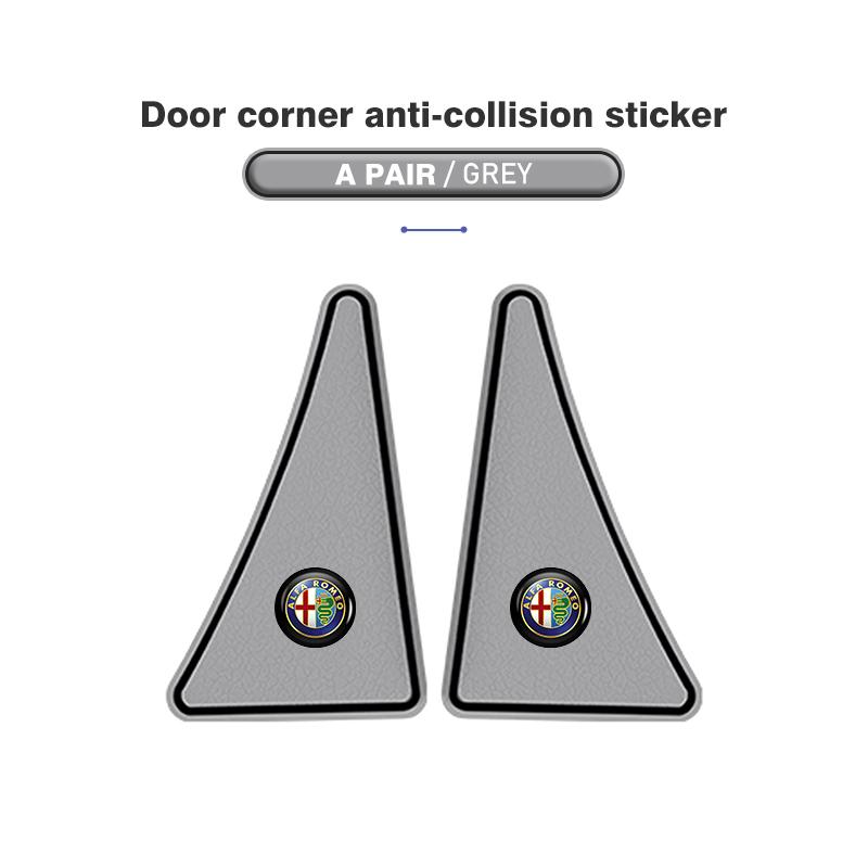 QWAKL1 2026 Hot Alfa Romeo Car Door Corner Cover Anti-collision Protection Sticker For Alfa Romeo Giulietta GT 159 147 156 Mito Brera G