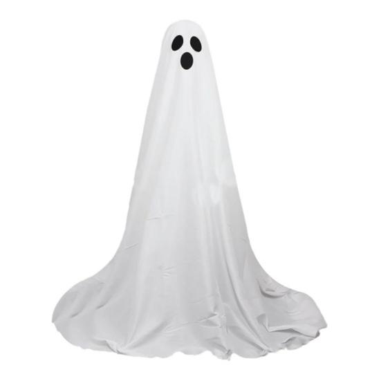 Украшение призрака Хэллоуина Светящийся двор Переднее крыльцо Стоящий декор призрака со светом ужасов Жуткий декор Хэллоуина для домашнего двора