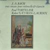 LP Record PAUL TORTELIER, ROBERT VEYRON LACRO - Bach: Sonata for Cello and Harpsich OS2586REPROMO ERATO Japan Classical Used