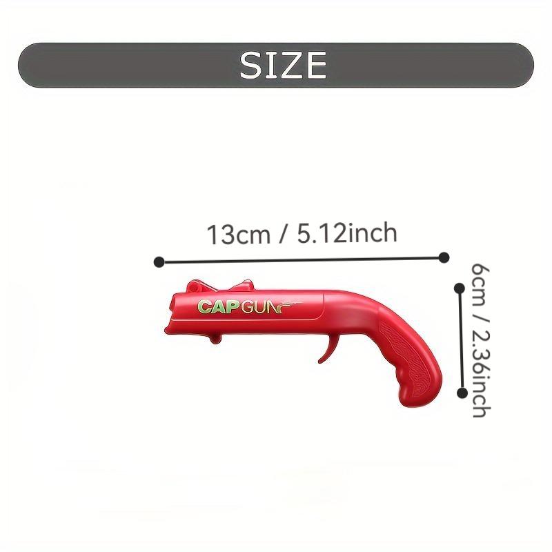 1 шт. Открывалка для пива, Пусковая установка для крышек от бутылок, Пистолет-стрелялка, Игрушка для вечеринки, Игровой гаджет для напитков, Кухонный гаджет, Барные аксессуары, Destapador Pistola