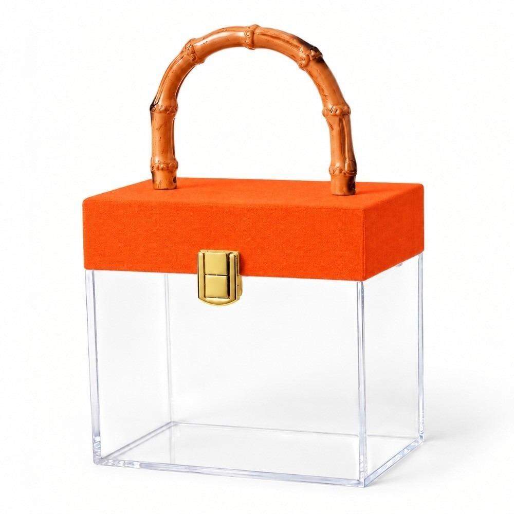 Retro Hand-Held Gift Box Acrylic Gift Box Wedding Souvenirs Party Candy Packaging