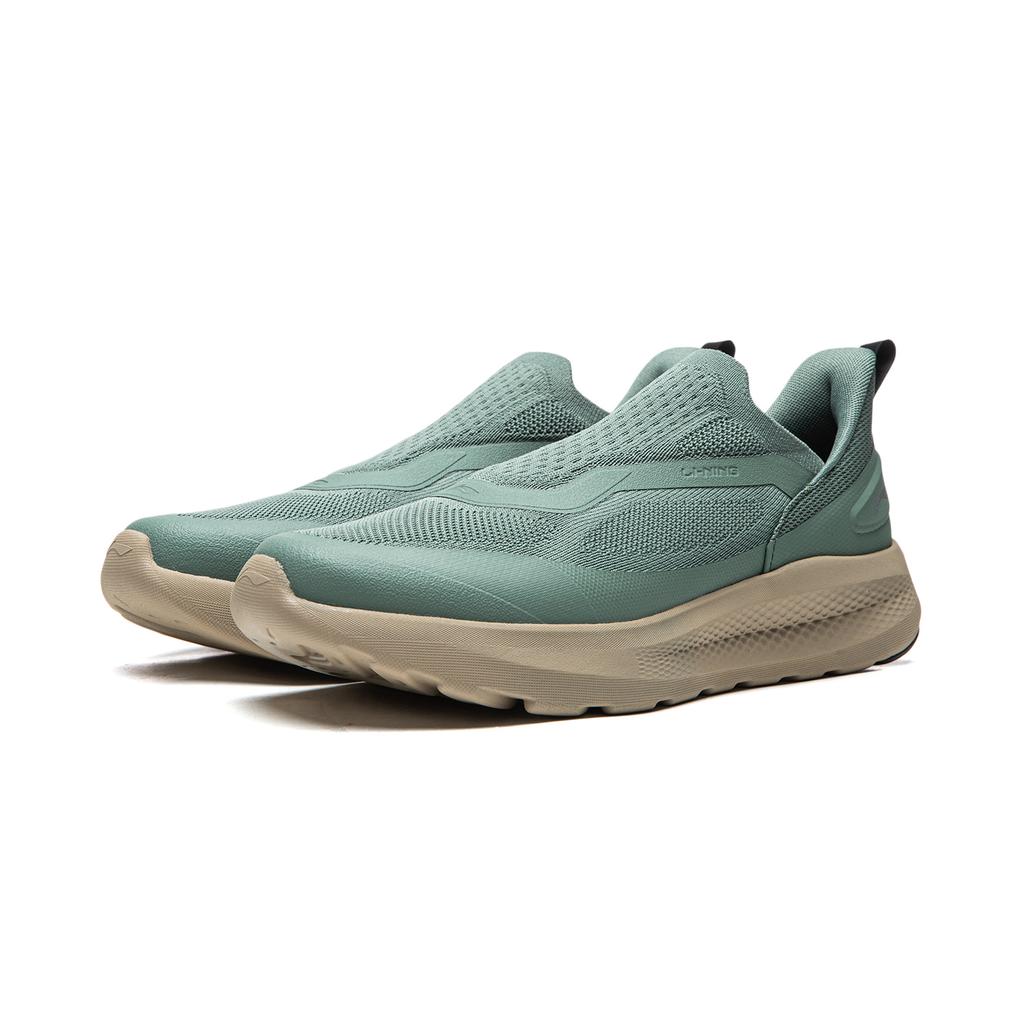 Li Ning Cloud Yi Слипоны Низкие Повседневная Обувь Мужская Горный Зеленый AGLW055-5