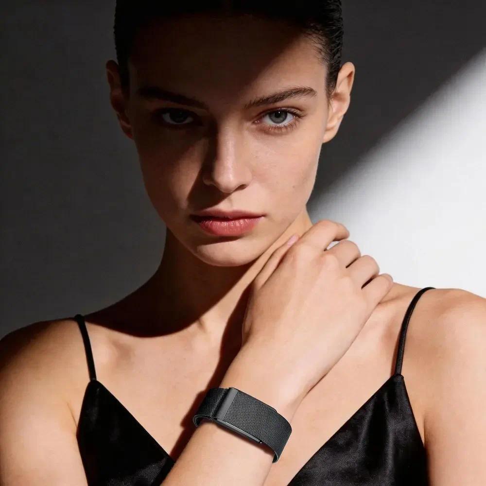 Магнитный Металлический Нержавеющая Сталь Миланский Браслет для Whoop 5.0 One Peak Браслеты Whoop Life Для Whoop 5.0 ЭКГ Ремешки для Часов