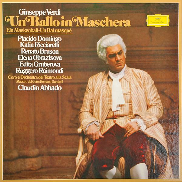 LP Пластинка ДЖУЗЕППЕ ВЕРДИ - ПЛАСИДО ДОМИНГО , - Бал-маскарад = Ein Maskenba 2740251 Deutsche Grammo 1981 Германия Классика Б/У