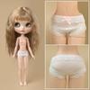 White Doll Clothes Bow Lace Underwear Doll Underwear for Ymy Licca Azones Ob22 24 27 Doll