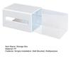 Storage Box Wall-Mounted Punch Free Dustproof Toothpick Cotton Swabs Makeup Storage Case Bathroom Supplies