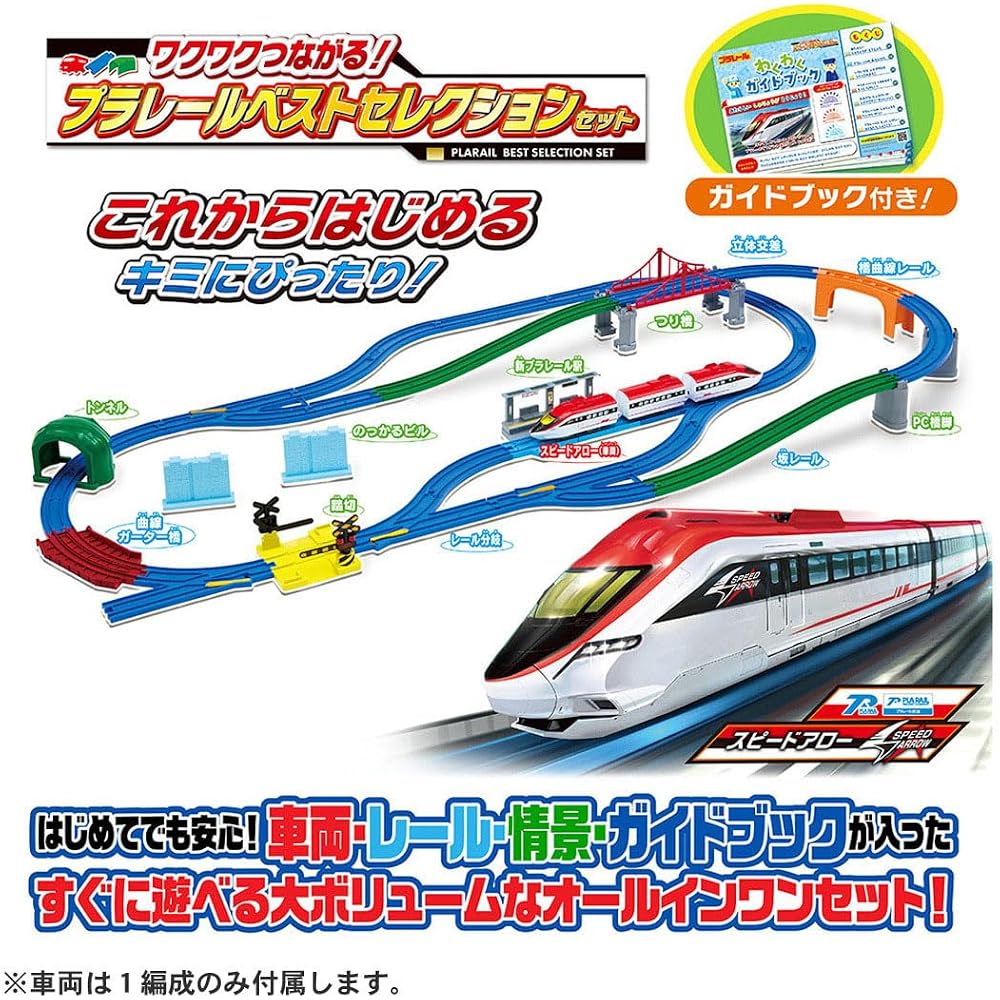 [2026 model] Takara Tomy (TAKARA TOMY) Plarail exciting connection! Plarail best selection set tr...