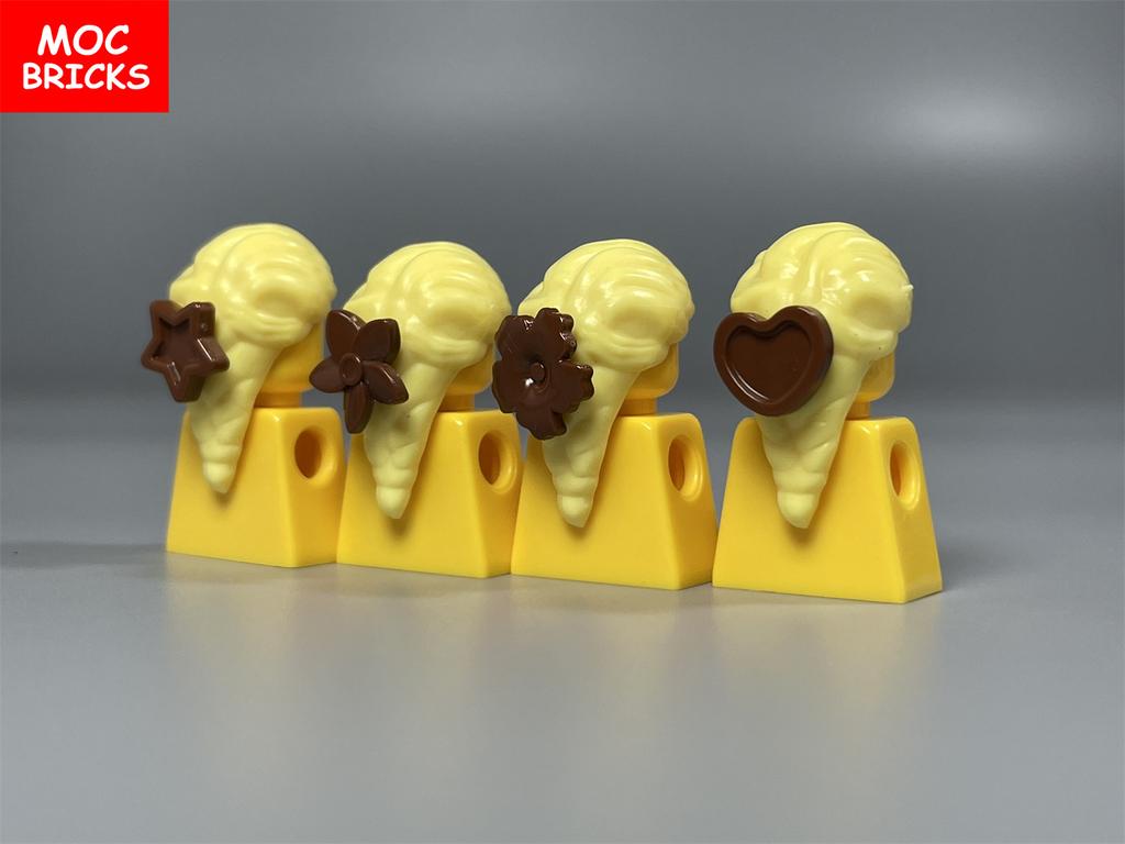 MOC Блоки Женская Девочка Хвост Волосы Аксессуары Бант Собранные Частицы Строительные Кирпичики Детские Игрушки Пластиковый Материал Куклы
