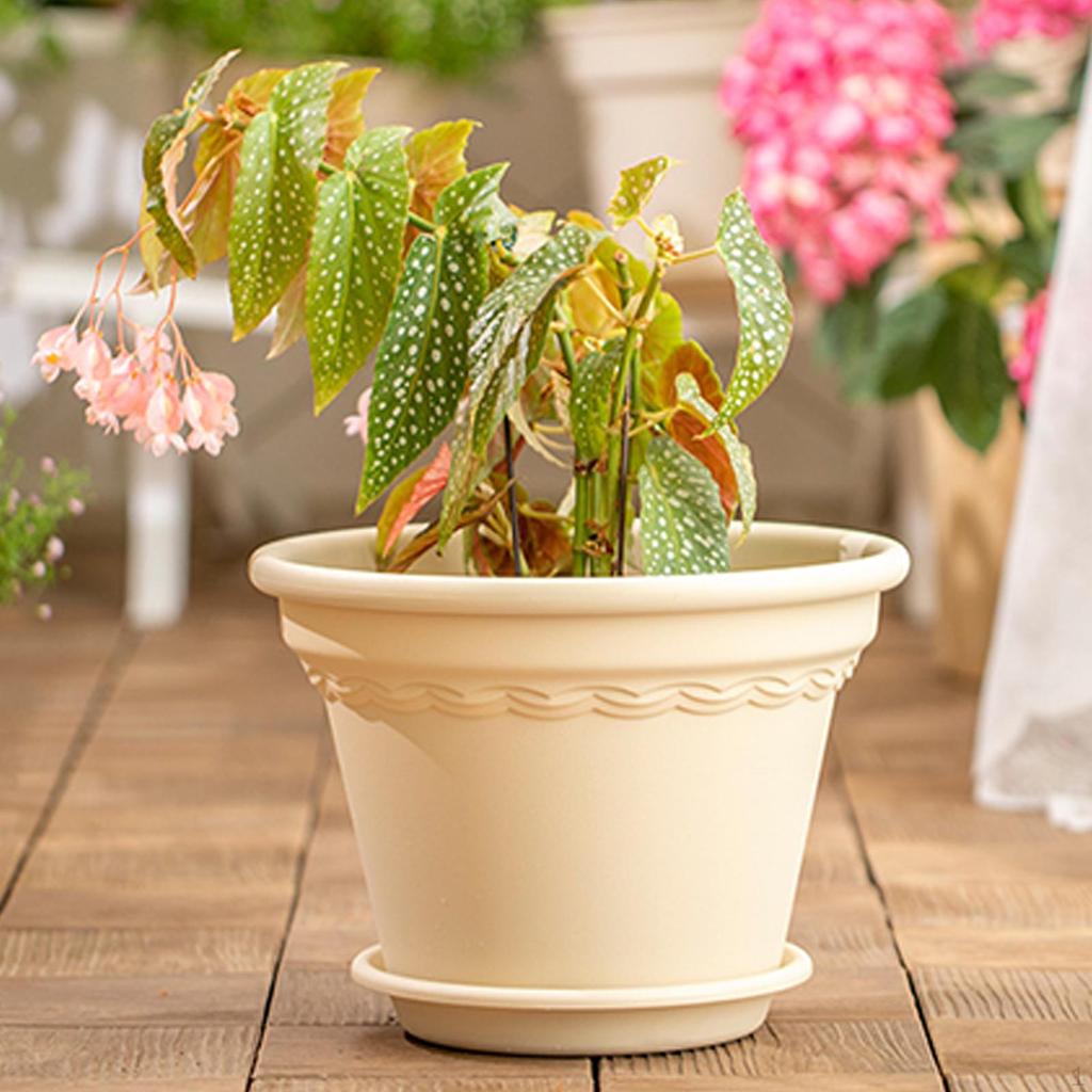 Цветочный горшок, садовые кашпо, утолщение смолы, декоративная ваза с дренажными отверстиями для дома