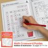 32-Page Math Addition and Subtraction Learning Book: Within 20 Grid Fill-in-the-Gap Game Mathematics Workbook for Daily Practice