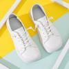 Flats for Women Summer Students Soft Soled Casual Sneakers Women Plus Fat and Widened Square Toe Oversized Women's Shoes 35-43
