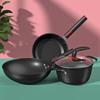 DStt Qizizi Stainless Steel 3-Piece Cookware Set