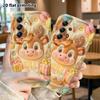 Phone case: 2D flat, suitable for Samsung Galaxy A34 A35 M05 M06 S20 S22 S21 FE Plus 5G protective case, cartoon little deer, perfect Christmas and Ha