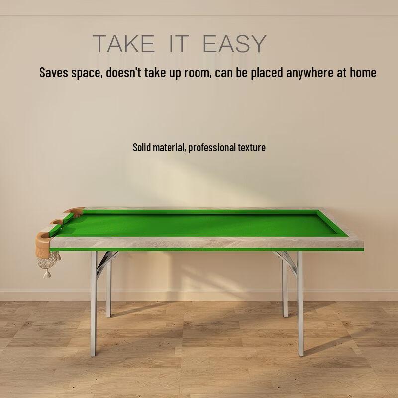 Jundingying 2.1M Portable 6-Hole Billiards Table Set