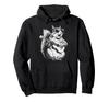 Cute Squirrel with Sunglasses Guitar Player Funny Guitarist Hoodie