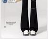 Women's Petite High-Waisted Black Micro-Flared Jeans - Slimming Spring/Summer 2025 Hot Style