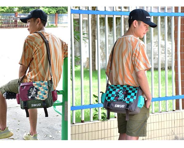 Аниме Demon Slayer Сумка-мессенджер ONE PIECE Школьная сумка Рюкзак