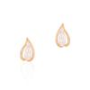 K10 Pink Gold Earrings 112516153101 [4℃ (Yondo Sea)] [SAKURA Collection]
