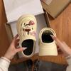 Популярные милые белые массивные туфли с отверстиями для хождения по дерьму, летние босоножки с платформой-подъемом