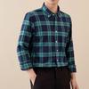 New Pure Cotton Brushed Men Casual Plaid Shirts Long Sleeve Soft Autumn Checked Design Business Male Tops with Pocket