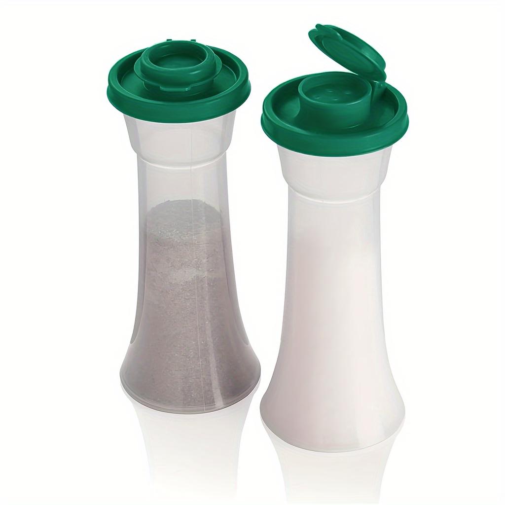 [Влагозащищенные] Пластиковые солонки и перечницы с крышками | 2 шт. | Пластик | Влагозащищенные, с таймерным покрытием | Для дома, кухни, ресторана, кемпинга