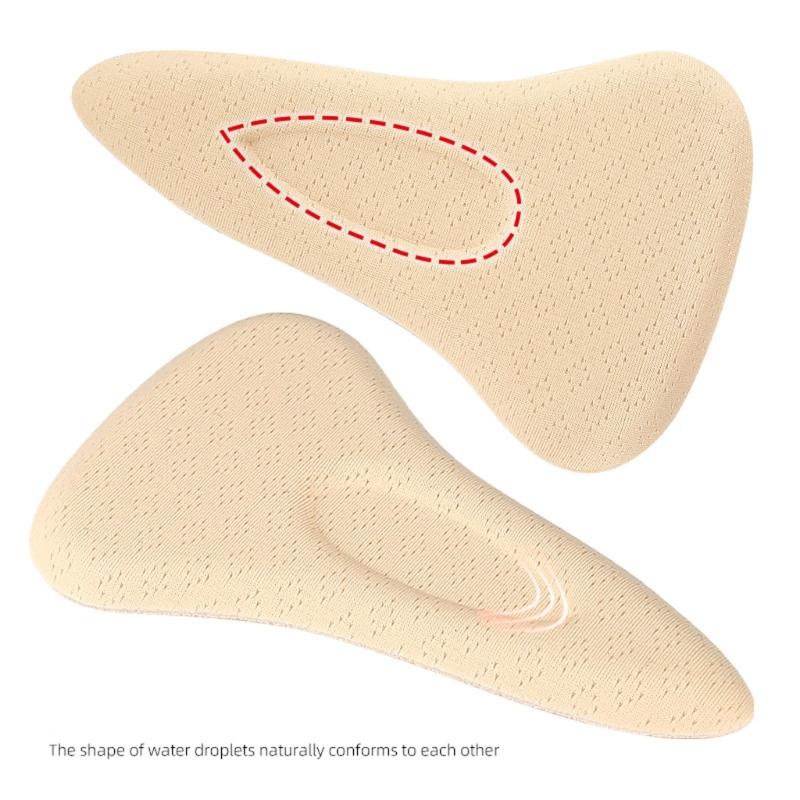 6pcs Women's Swimwear Sponge Privacy Pads Cameltoe Concealer Guard Invisible Panty Liner Cushions for Comfortable Wear