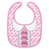 LittleForBig Adult Bib, Cute Apron for Care [Cotton + Waterproof Sheet] Pink, Baby Pattern, Pretty Baby