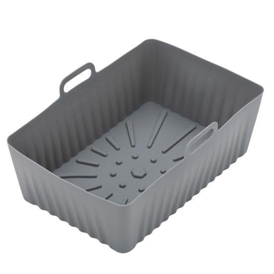 Сковорода для аэрофритюрниц, удобная, хорошая прочность, многоразовая воздушная сковорода с вкладышем, силиконовый поднос, товары для дома