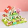 Сборка строительных блоков, строительство, 3D-пазлы, 3D-пазлы, бумажные карты, головоломки, рождественские подарки