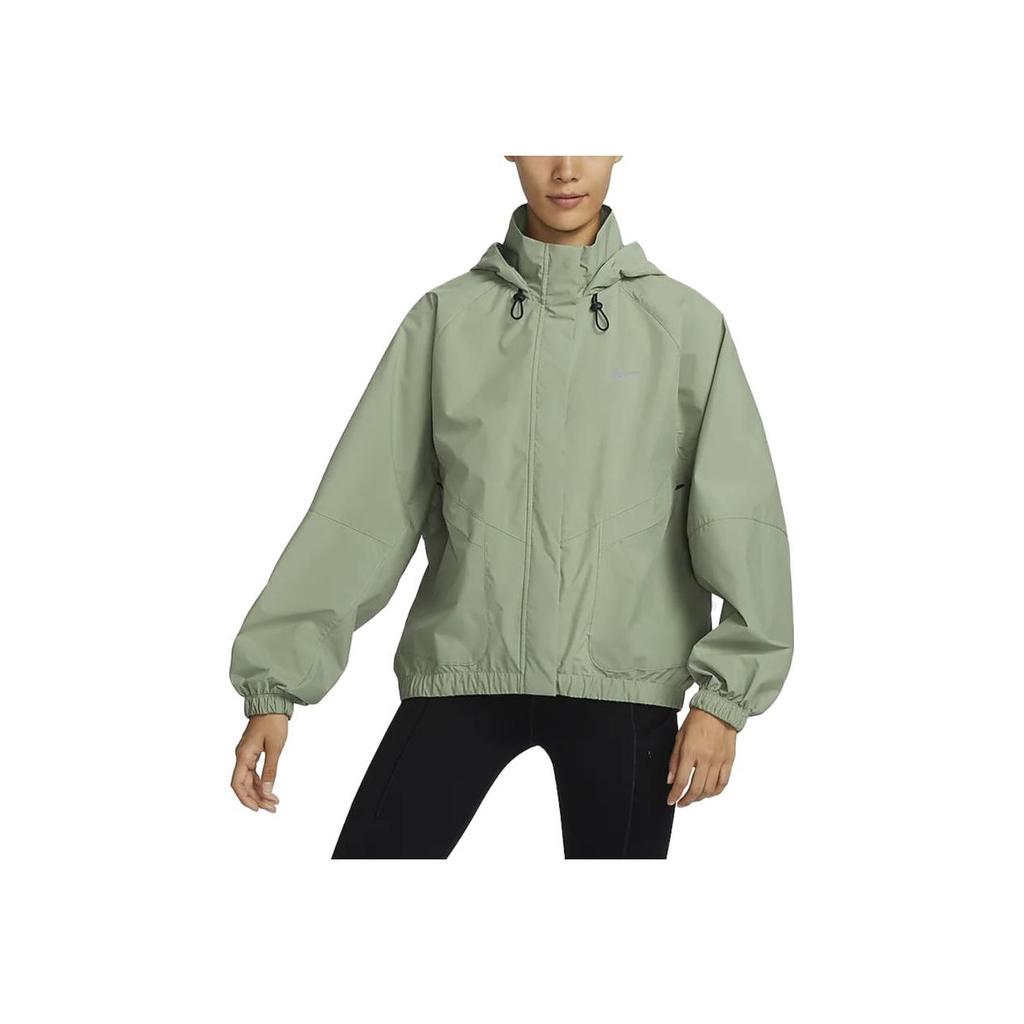 Nike Storm-FIT Swift Твердая водоотталкивающая беговая куртка Женские куртки Масляно-зеленый FB7493-386
