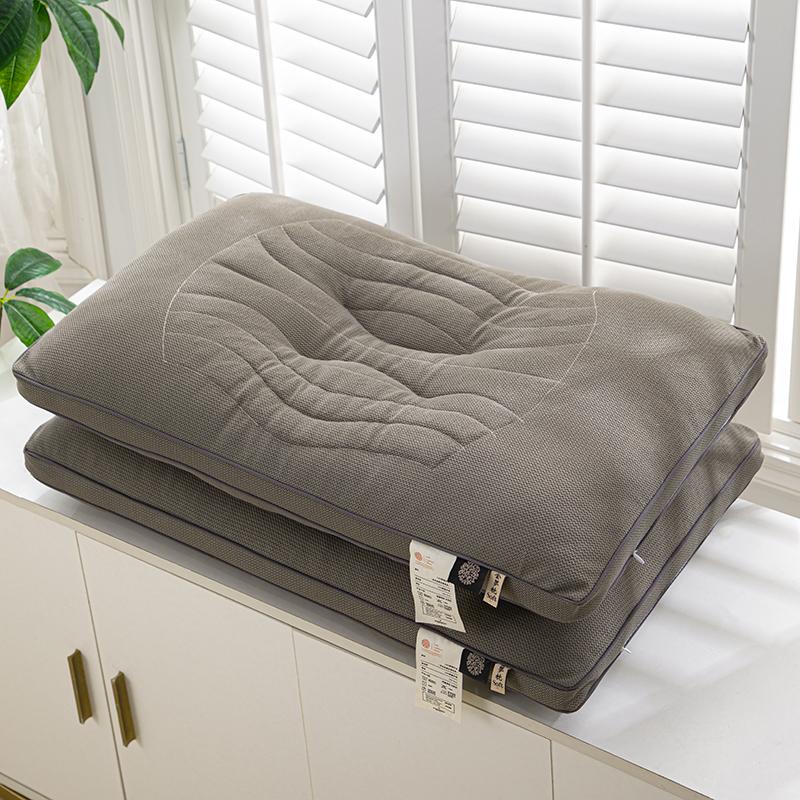 Yongyou Wan ribbed knitted cotton Jinluo cassia seed pillow partition neck protection helps sleep in student dormitories, home bedrooms, pillows