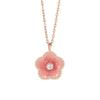 Sweet  Pendant Necklaces Fairy Pink Flower Clavicle Chain For Women Gift