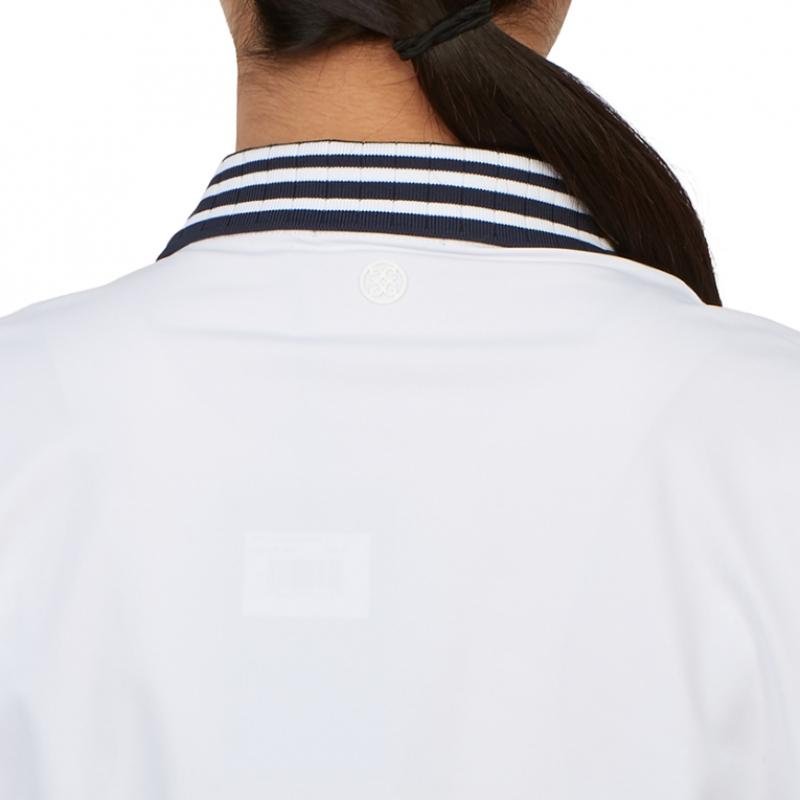 Galleria G Fore Golfwear Женская футболка с воротником и коротким рукавом G4lS23k866 Sno