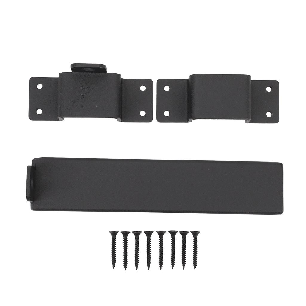 Slide Gate Latch Carbon Steel Heavy Duty Latch Lock with Padlock Hole for Fence Shed Barn Door